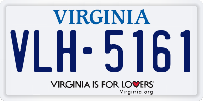 VA license plate VLH5161