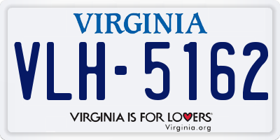 VA license plate VLH5162