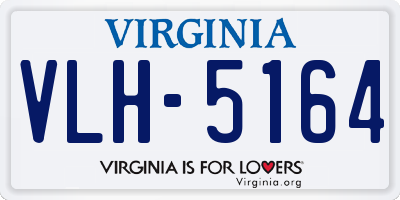 VA license plate VLH5164