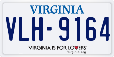 VA license plate VLH9164