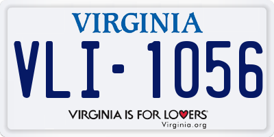 VA license plate VLI1056