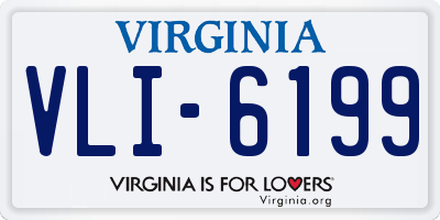 VA license plate VLI6199