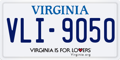 VA license plate VLI9050