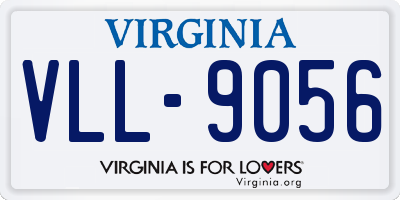 VA license plate VLL9056