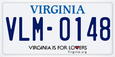 VA license plate VLM0148