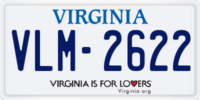 VA license plate VLM2622