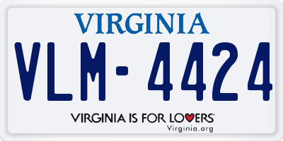 VA license plate VLM4424