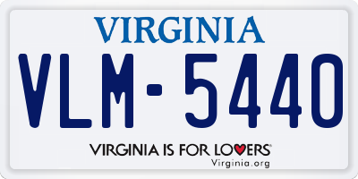 VA license plate VLM5440