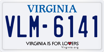 VA license plate VLM6141