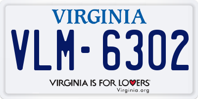 VA license plate VLM6302