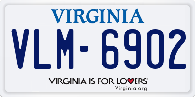 VA license plate VLM6902