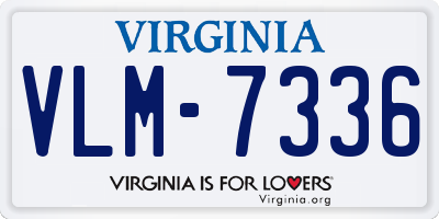 VA license plate VLM7336