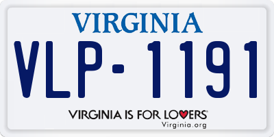 VA license plate VLP1191