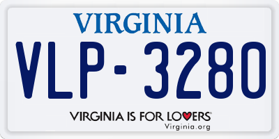 VA license plate VLP3280