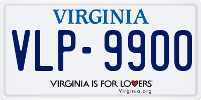 VA license plate VLP9900