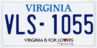 VA license plate VLS1055