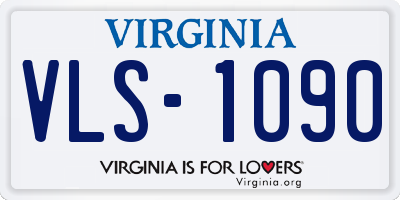 VA license plate VLS1090