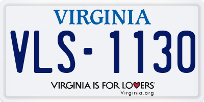 VA license plate VLS1130