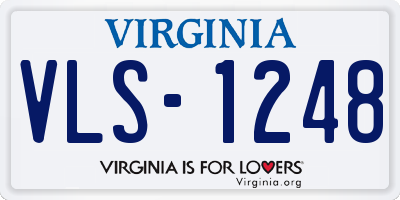 VA license plate VLS1248