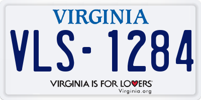 VA license plate VLS1284