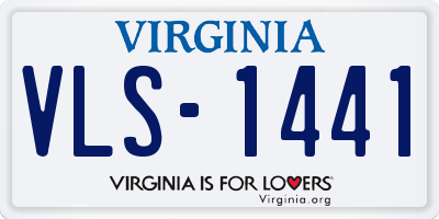 VA license plate VLS1441