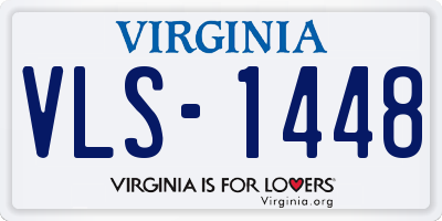 VA license plate VLS1448