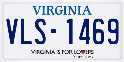 VA license plate VLS1469