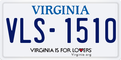 VA license plate VLS1510