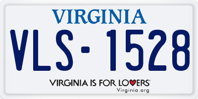 VA license plate VLS1528