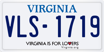 VA license plate VLS1719