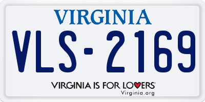 VA license plate VLS2169