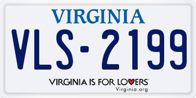 VA license plate VLS2199