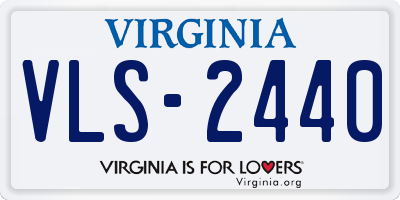 VA license plate VLS2440