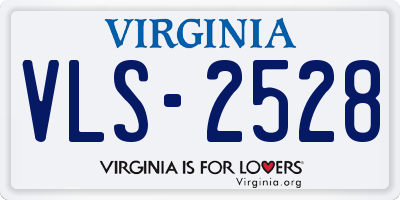 VA license plate VLS2528