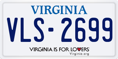 VA license plate VLS2699