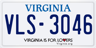 VA license plate VLS3046