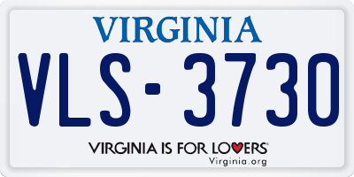 VA license plate VLS3730
