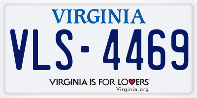 VA license plate VLS4469