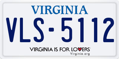 VA license plate VLS5112