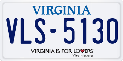 VA license plate VLS5130