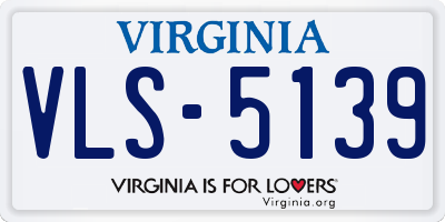 VA license plate VLS5139