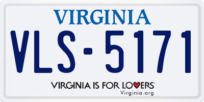 VA license plate VLS5171