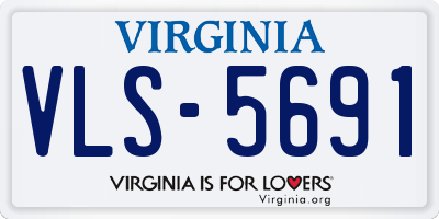 VA license plate VLS5691