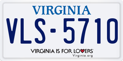 VA license plate VLS5710