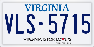 VA license plate VLS5715