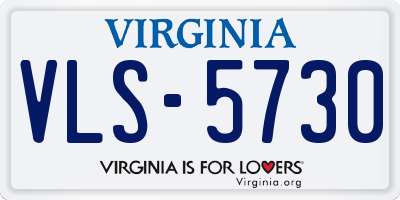 VA license plate VLS5730