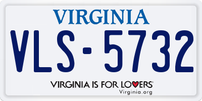 VA license plate VLS5732