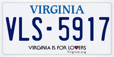 VA license plate VLS5917