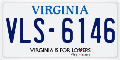 VA license plate VLS6146