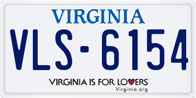VA license plate VLS6154